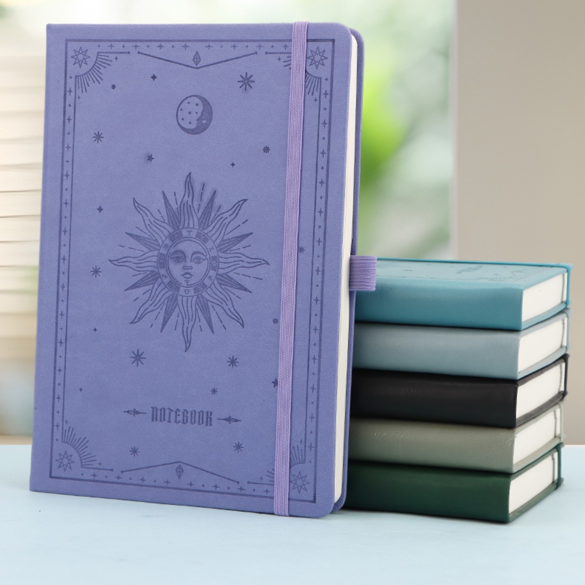 Notebook Dotted A5 - A5PU Blank Notebook 160 Sheets/320 Pages,