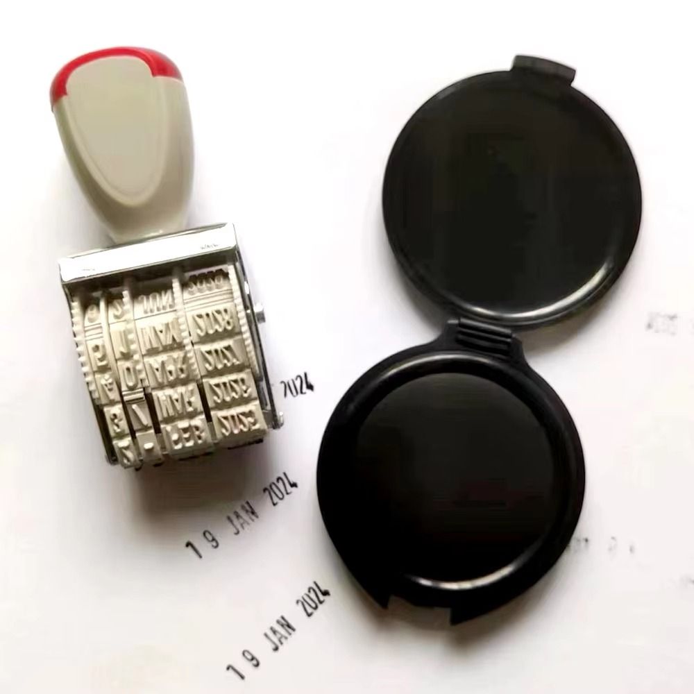 Self Inking Stamp - Practical Digital Date Wheel Stamp Adjustable