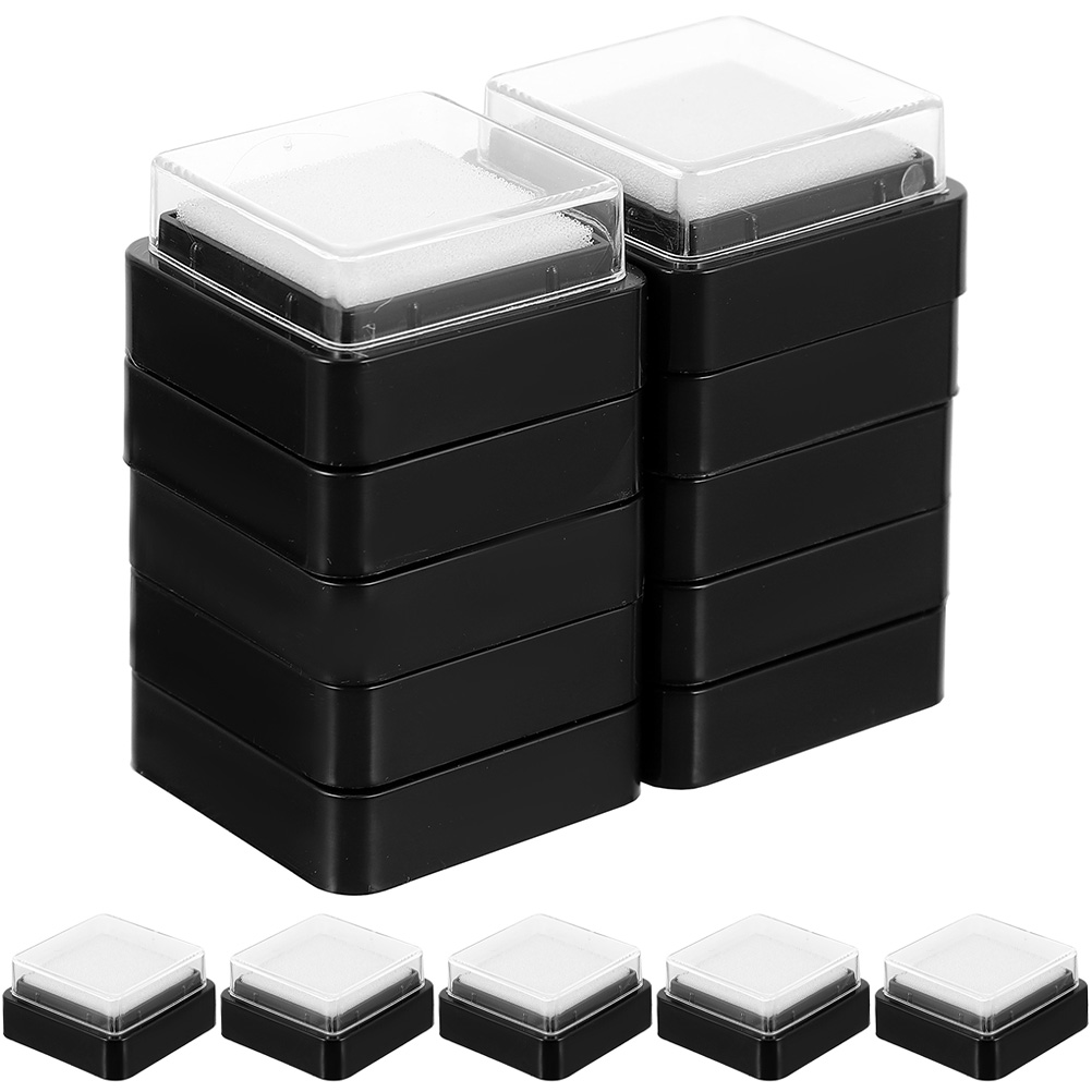 15pcs Ink Pads Ink Pads Blank  - Self Inking Stamp 评论和价格