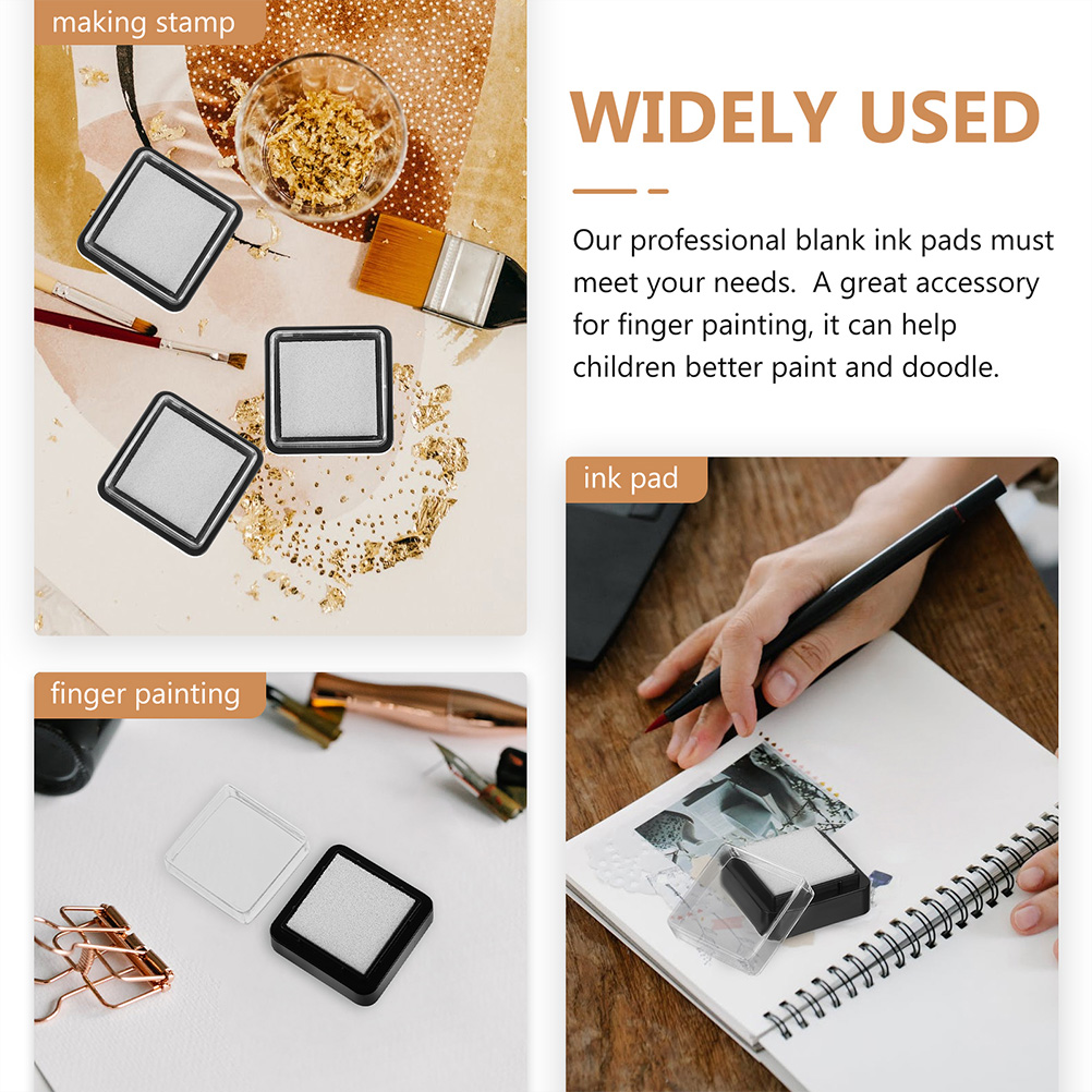 15pcs Ink Pads Ink Pads Blank  - Self Inking Stamp 评论和价格