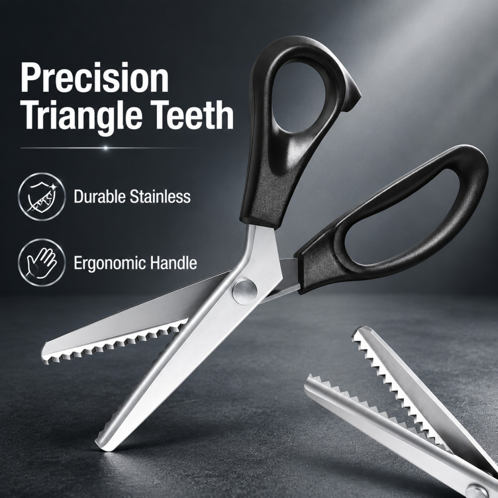Stainless Steel Pinking Shears - Scissors Stainless Craft 评论和价格