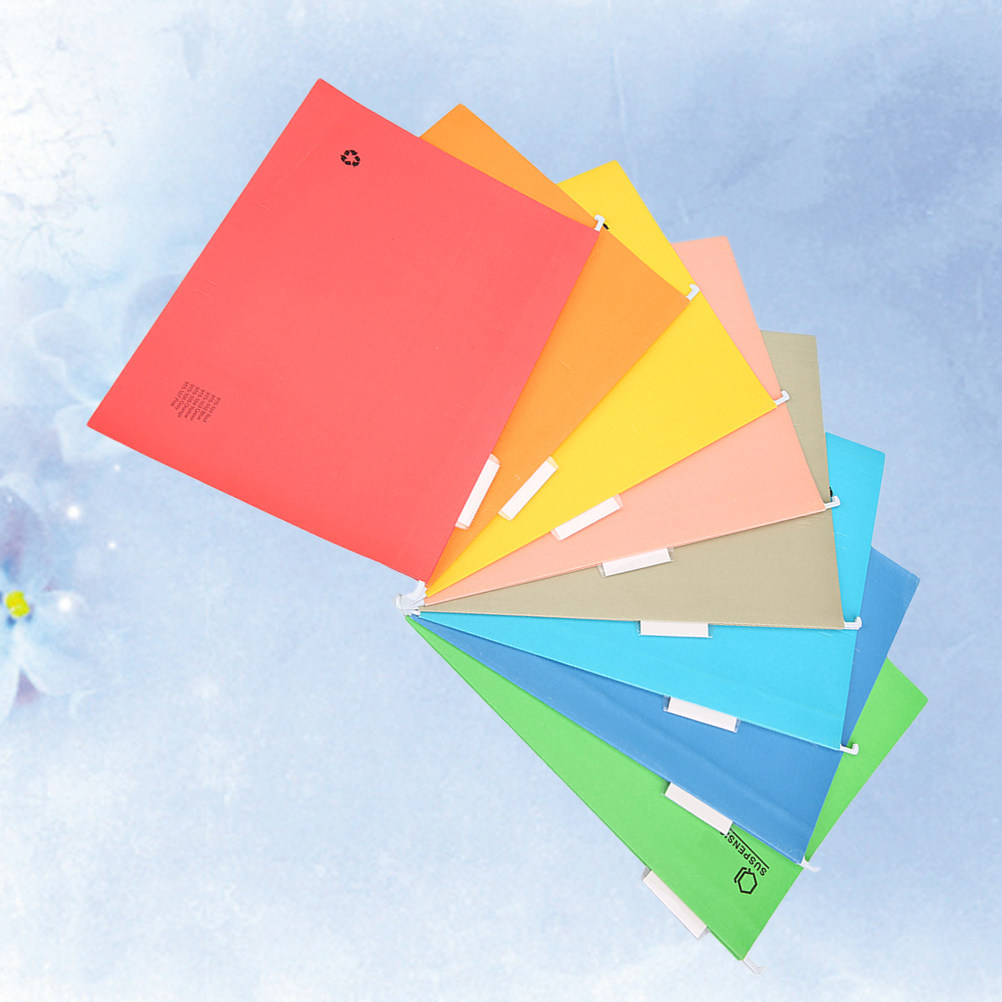 8Pcs Bright Color Hanging File - File Folder Hanging 评论和价格