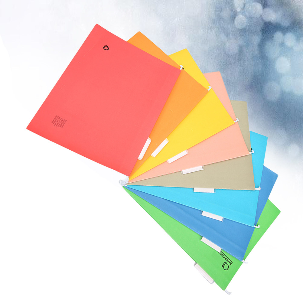 8Pcs Bright Color Hanging File - File Folder Hanging 评论和价格