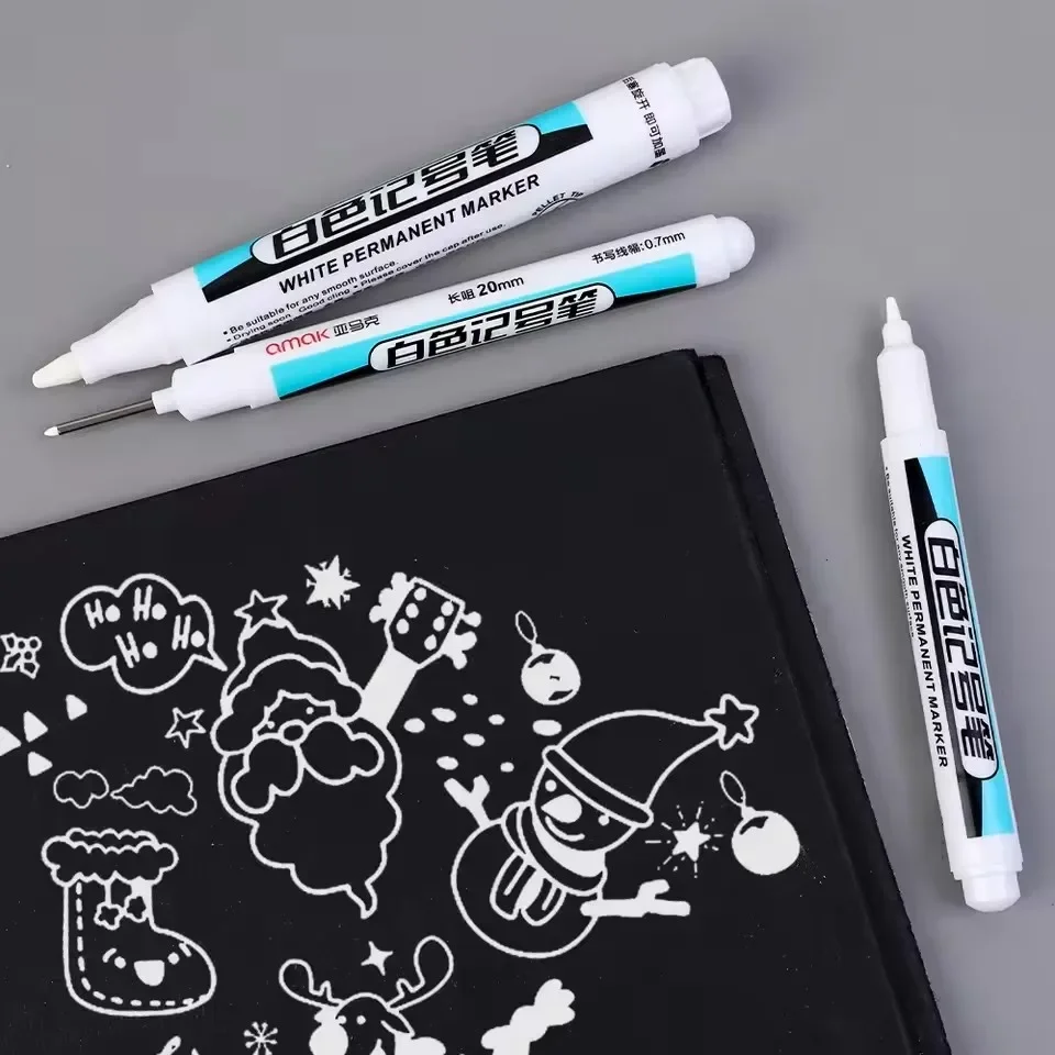 0.7/1.0/2.5MM White Permanent  - Stationery Supply 评论和价格