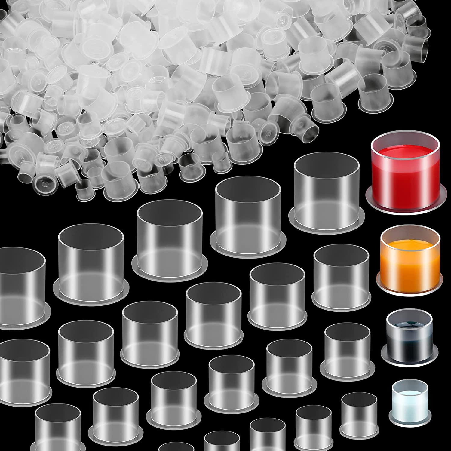 100pcs Disposable Tattoo Ink C - Calligraphy Ink Bottle 评论和价格