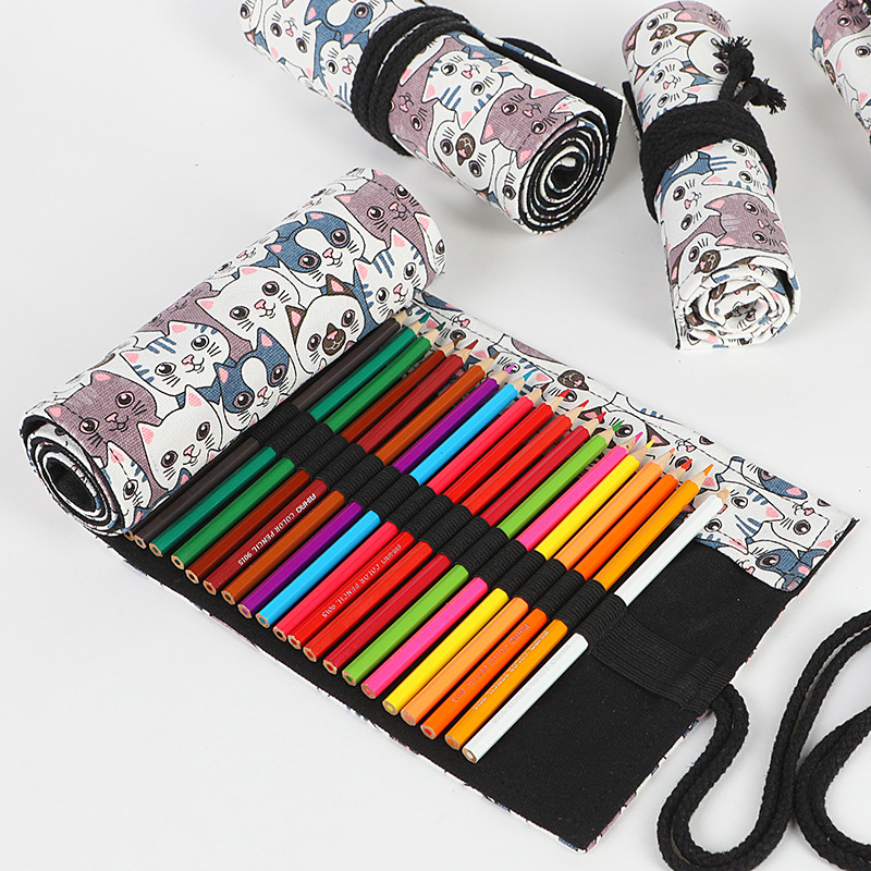 72 Slots School Pencil Case Ro - Pen Pouch Roll 评论和价格