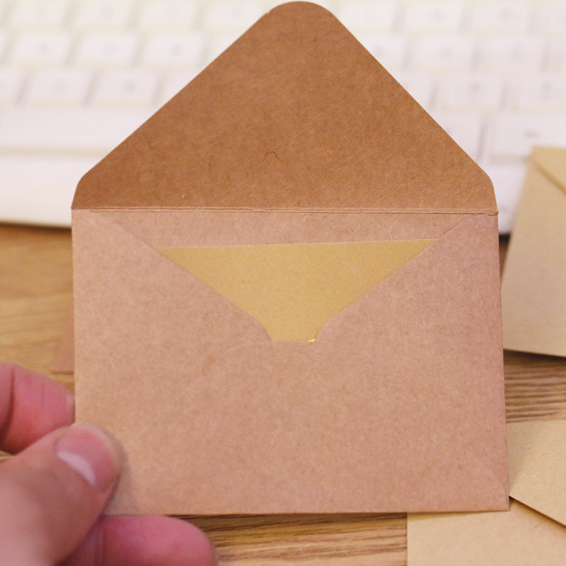 (10 Pieces/Lot) 10*7CM Color M - Letter Envelope Kraft 评论和价格