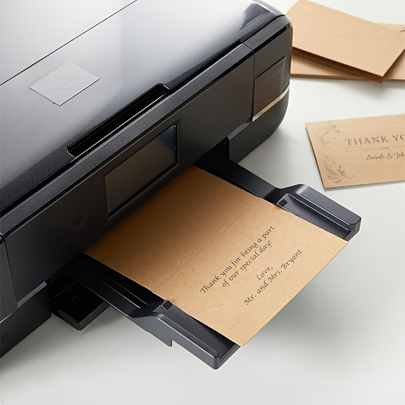 50/100pcs Kraft Paper Envelope - Letter Envelope Kraft 评论和价格