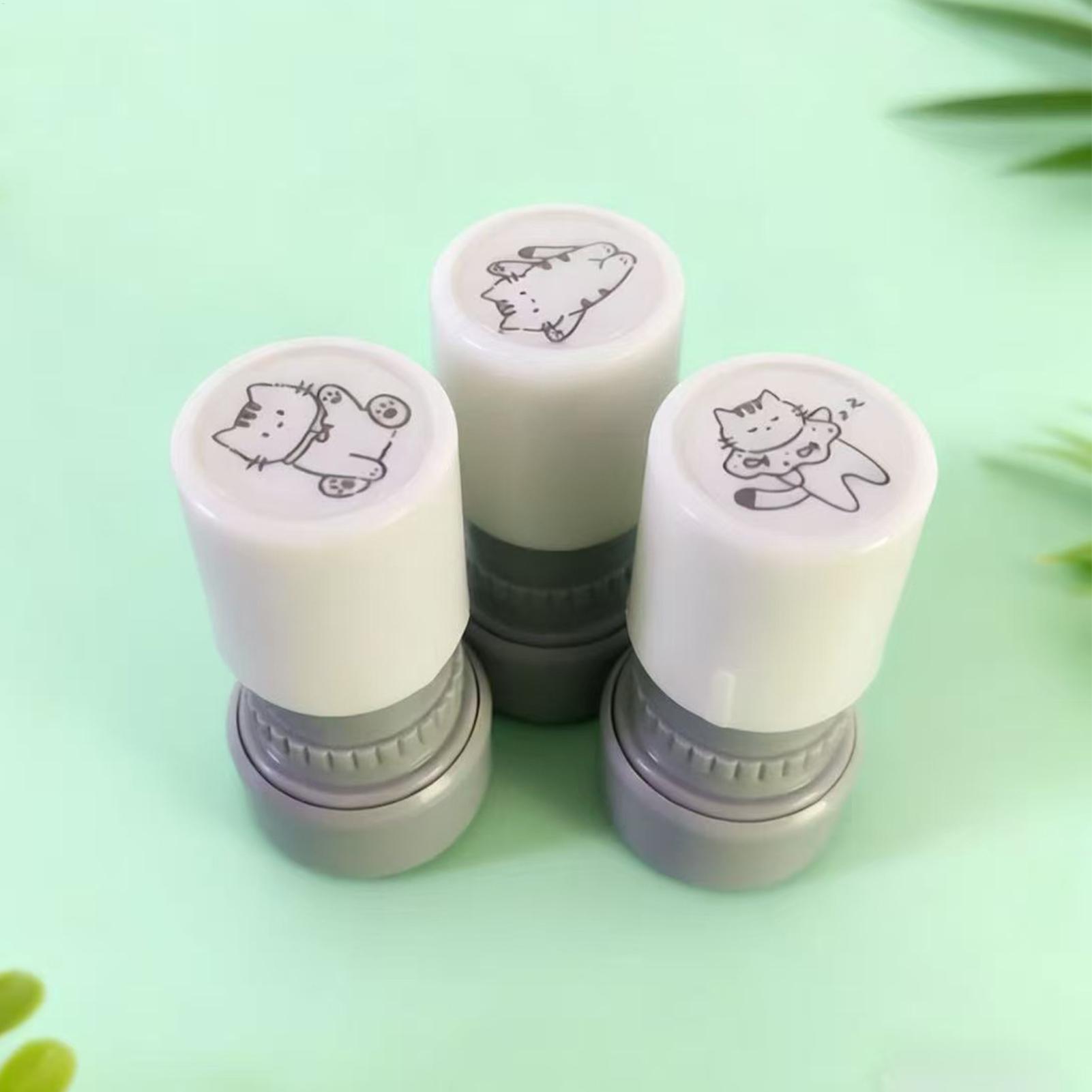 Cat Stamps Reinkable Portable  - Self Inking Stamp 评论和价格