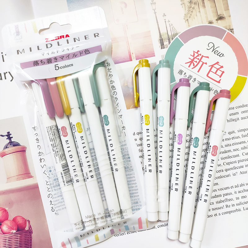 NEW zebra mildliner highlighte - Highlighter Set Pastel 评论和价格