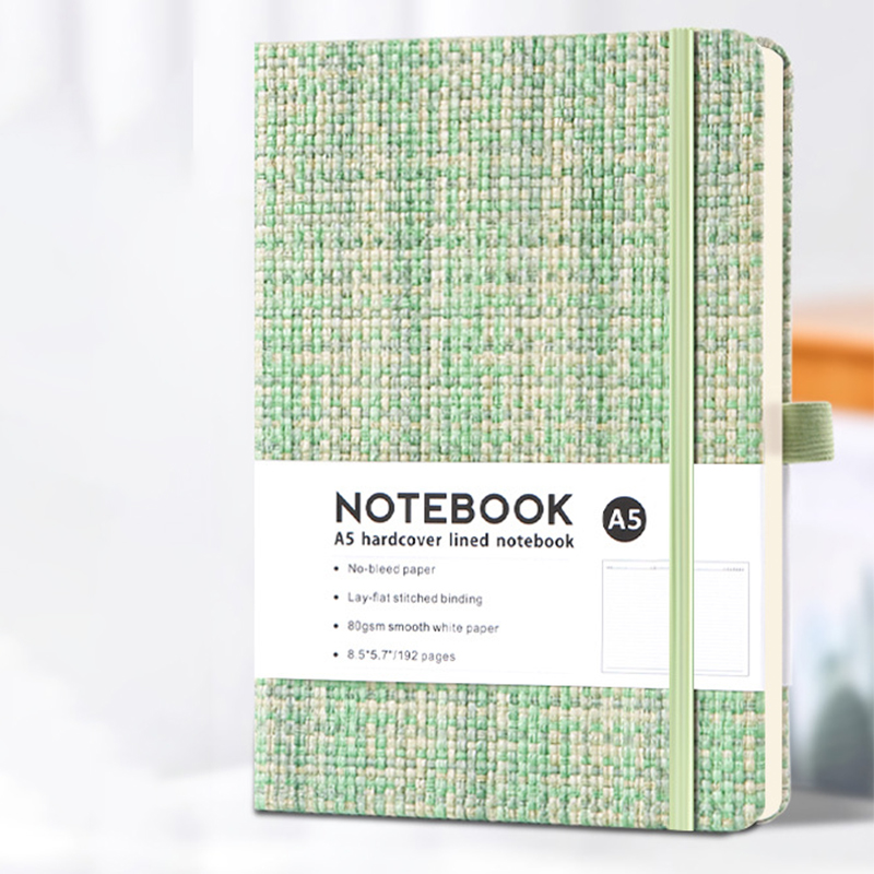 A5 Notebook Imitation Linen Ha - Notebook Dotted A5 评论和价格