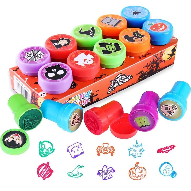 10pcs Children stamp Baby Toys - Self Inking Stamp 评论和价格