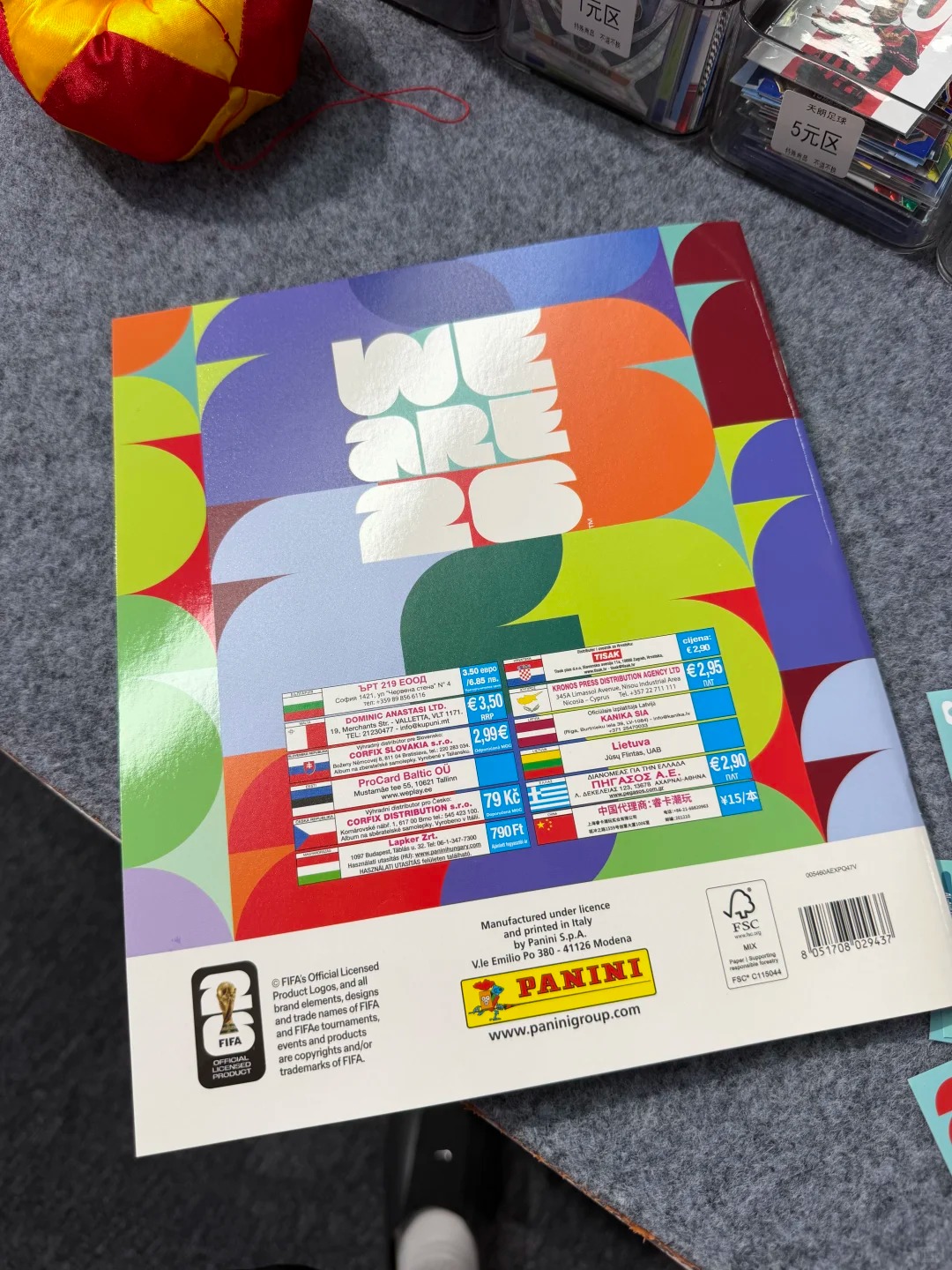 In Stock Panini 2026 FIFA Worl - Cardstock Paper Pack 评论和价格