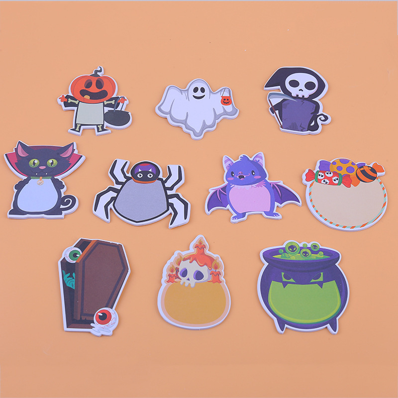 200Pages Halloween Theme Memo  - Memo Pad Sticky 评论和价格