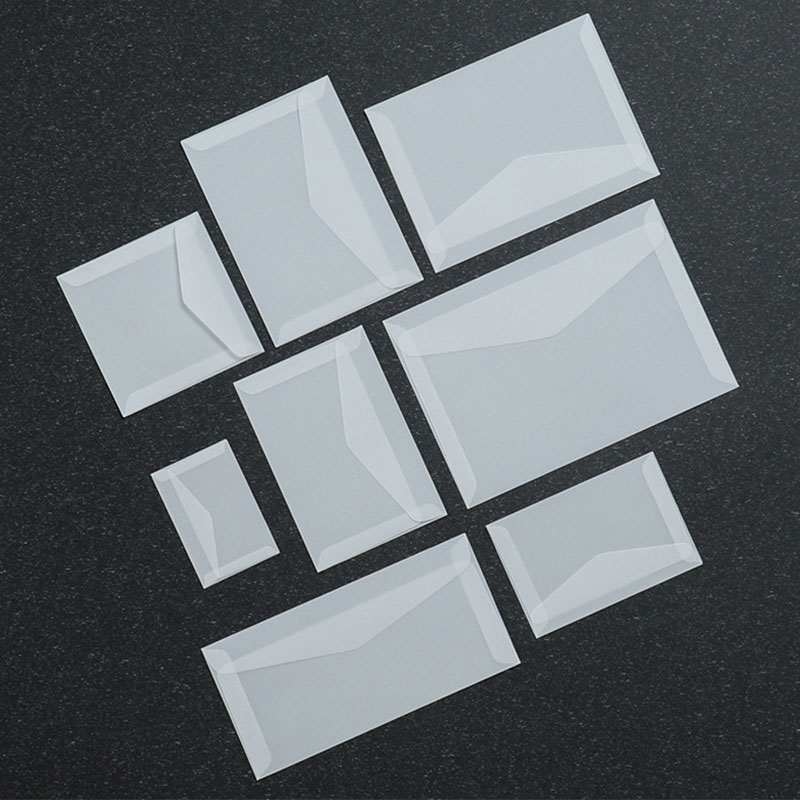 50pcs Translucent Blank Envelo - Letter Envelope Kraft 评论和价格