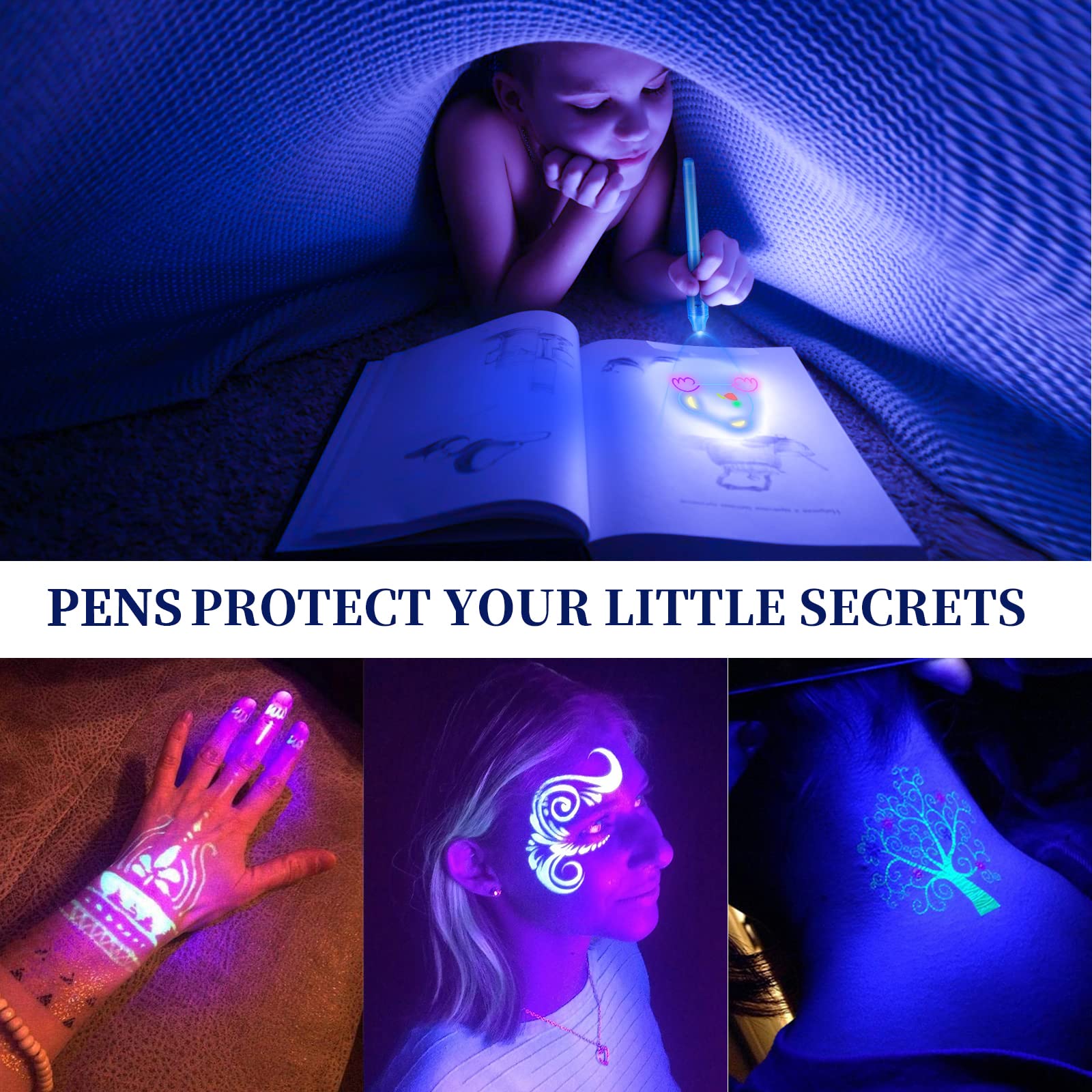 10pcs Invisible Ink Pen Magic  - Highlighter Set Pastel 评论和价格