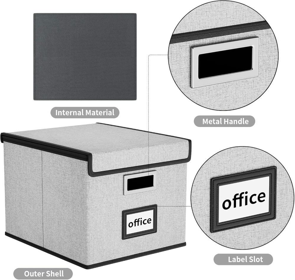 Collapsible File Organizer Box - File Folder Hanging 评论和价格