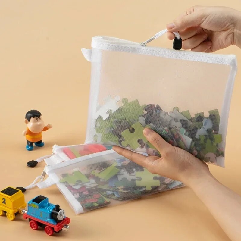 1/10 PCS Mesh Zipper File Bag  - File Folder Hanging 评论和价格