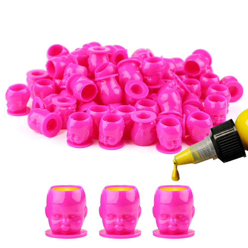 50pcs Plastic Disposable Tatto - Calligraphy Ink Bottle 评论和价格