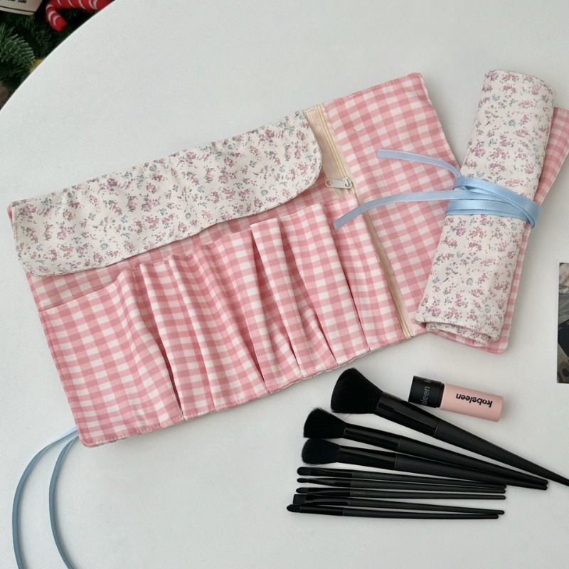 Aesthetic Spring Floral Roll-u - Pen Pouch Roll 评论和价格