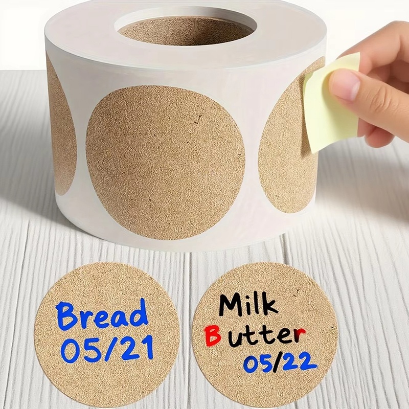 1 Roll Kraft Paper Stickers Ro - Letter Envelope Kraft 评论和价格