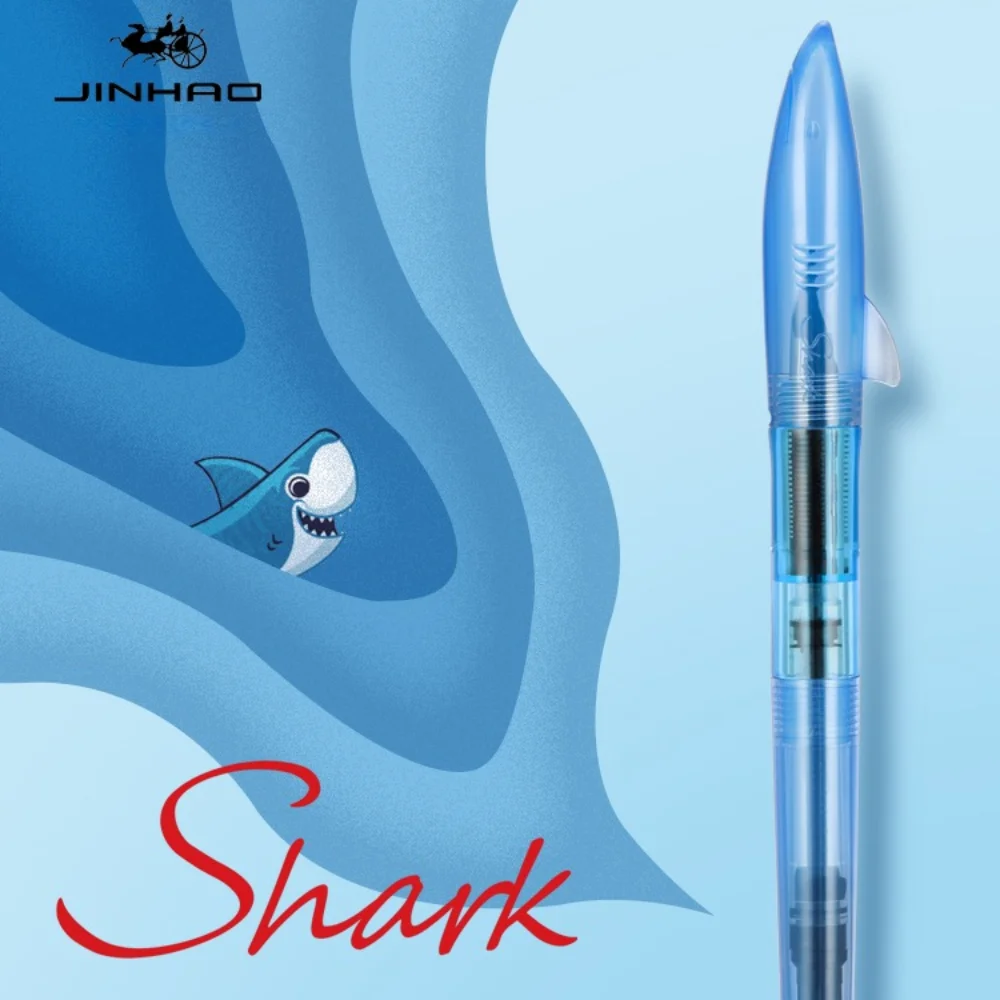 Jinhao Cute Shark Fountain Pen - Office Stationery Supply Business 评论和价格