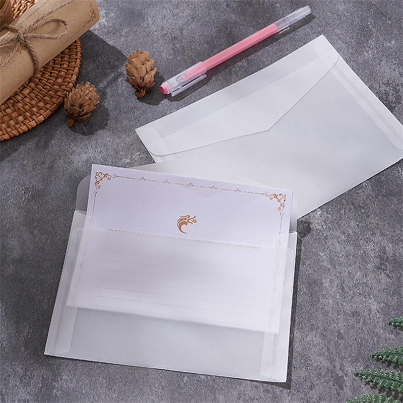 50pcs/lot Blank Translucent En - Letter Envelope Kraft 评论和价格
