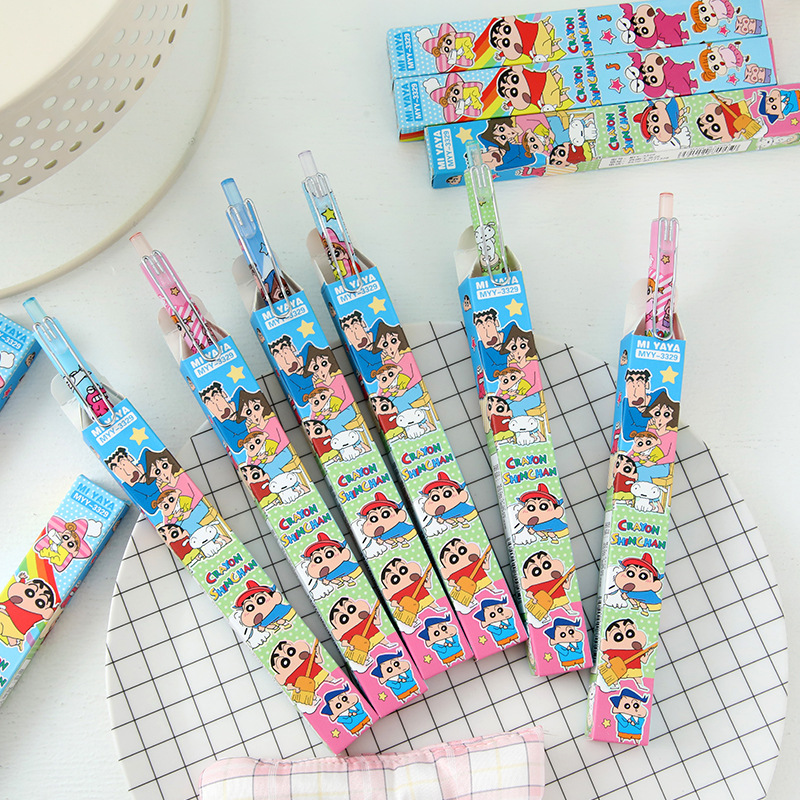 6Pcs Cartoon Crayon Shin-Chan  - Is Stationery Office Supply 评论和价格
