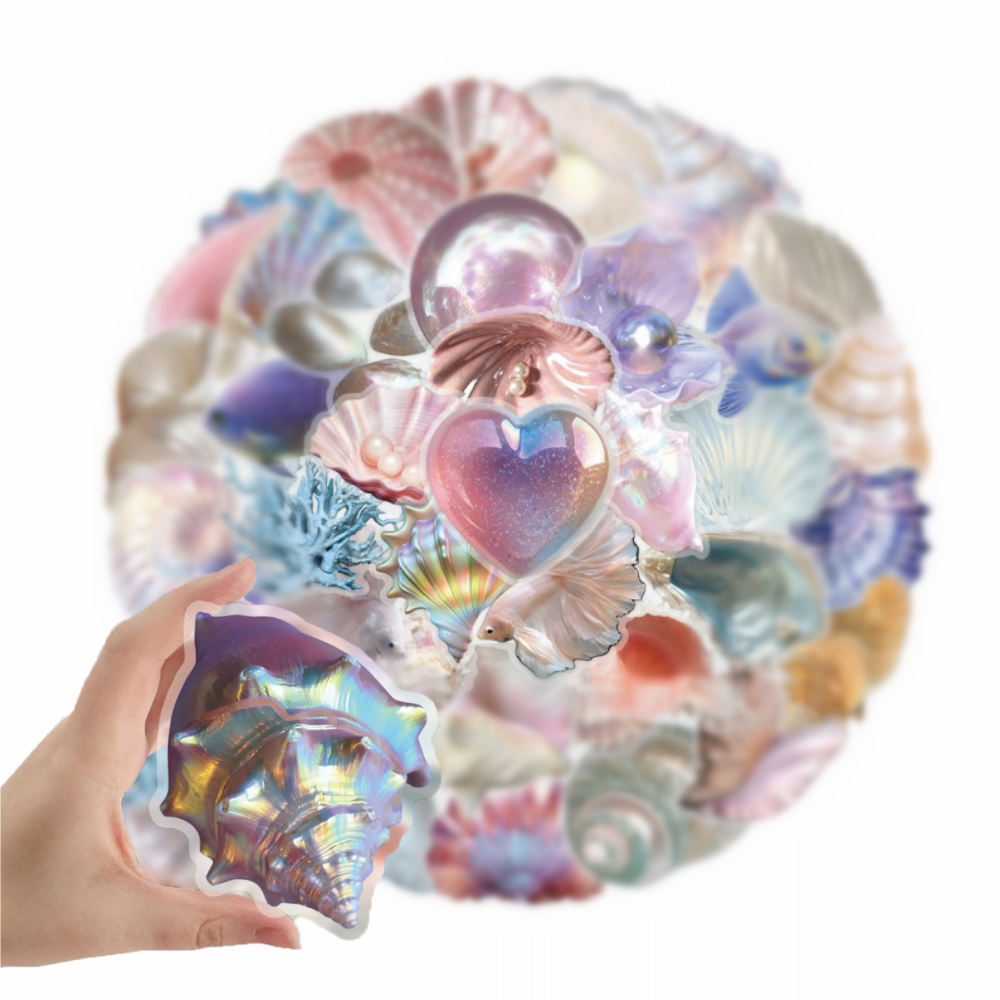 50pcs Cartoon Shell Graffiti S - Memo Pad Sticky 评论和价格