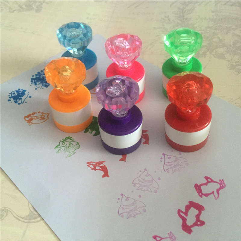 Kids Cartoon Stamper Baby Chil - Self Inking Stamp 评论和价格