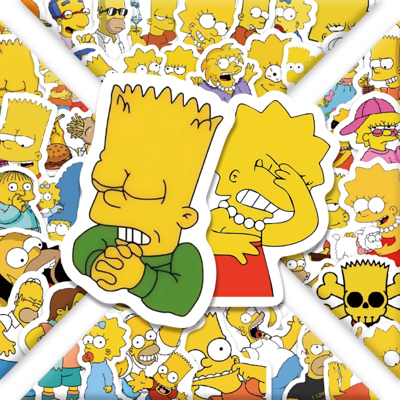 The Simpsons Homer Marge Bart  - Memo Pad Sticky 评论和价格