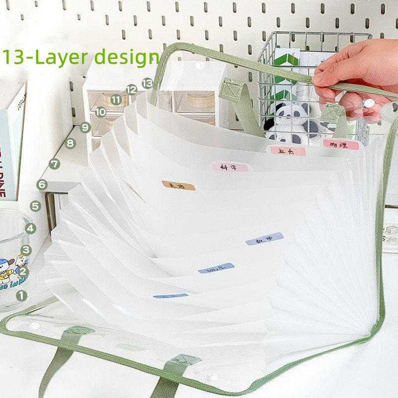 13-Layer A4 File Folder Storag - Is Stationery Office Supply 评论和价格