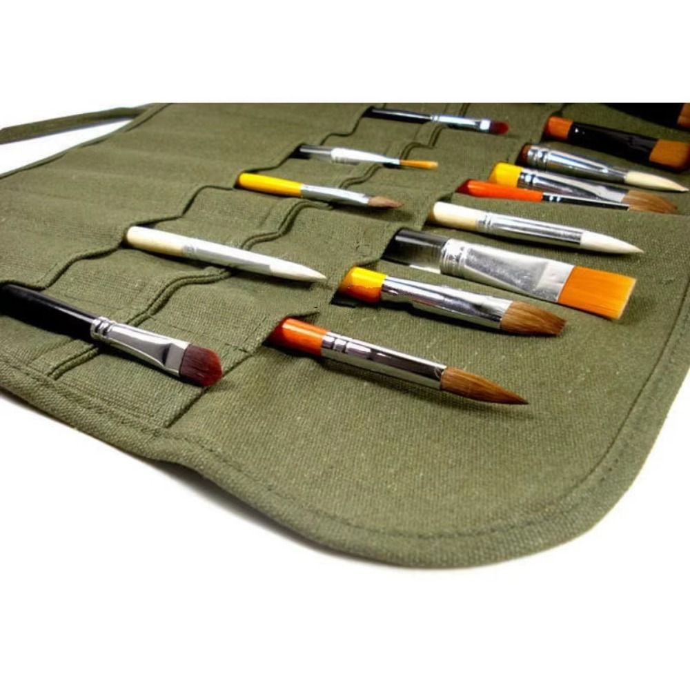 30 Slots Painting Brushes Stor - Pen Pouch Roll 评论和价格