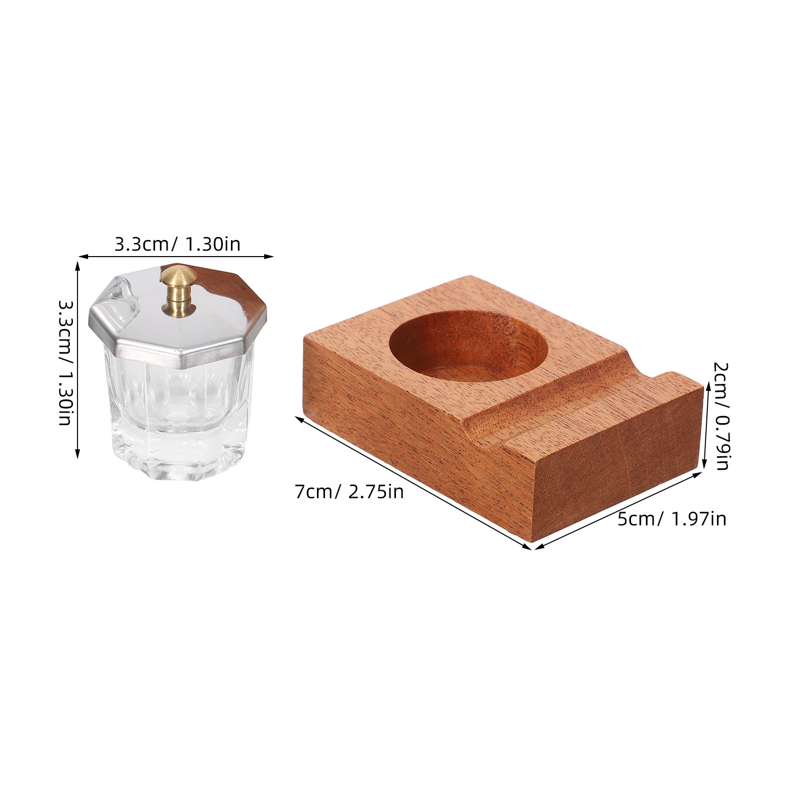 1Set Wooden Pen Stand Calligra - Calligraphy Ink Bottle 评论和价格